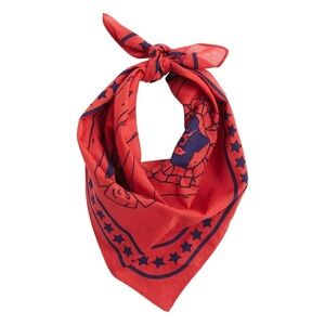 NWT Red Hay Dog Bandana